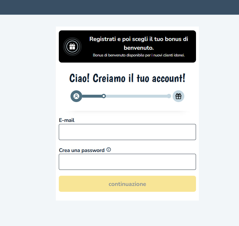Come Registrarsi